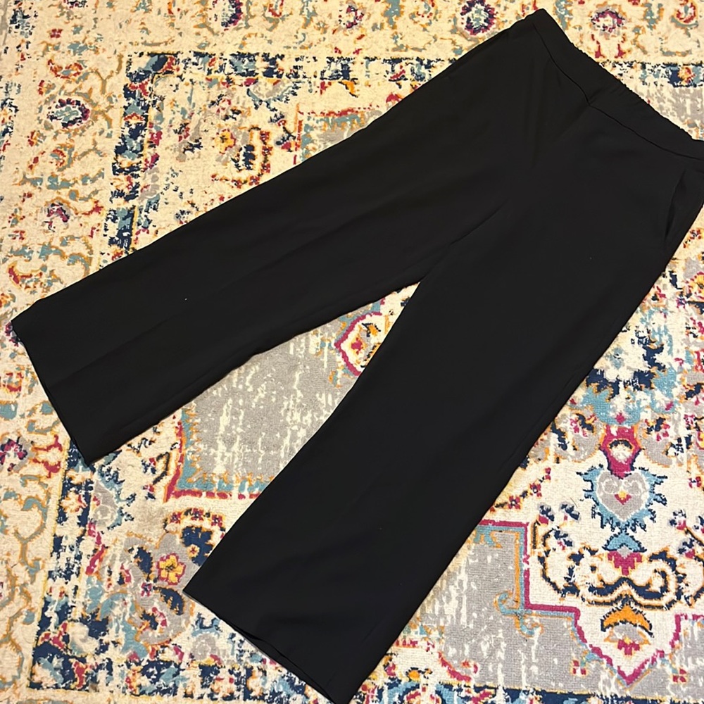 Wide Leg High Waisted Ankle pants (Tall) 🖤